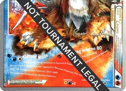 Suicune & Entei Legend LEGEND (95) 095  World Championship Decks - Holo Rare
