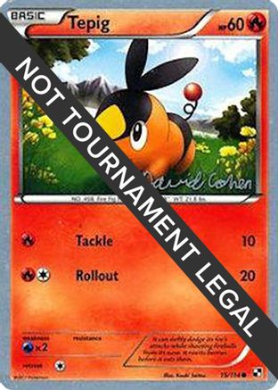 Tepig - 2011 (David Cohen) 015  World Championship Decks - Common