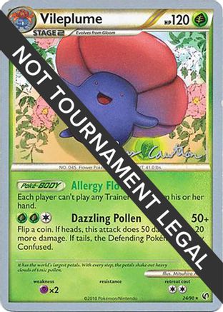 Vileplume - 2011 (Ross Cawthon) 024  World Championship Decks - Rare