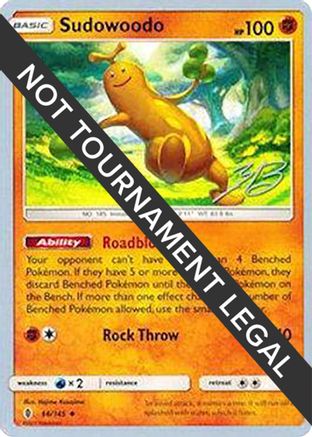 Sudowoodo - 2017 (Zachary Bokhari) 066  World Championship Decks - Uncommon