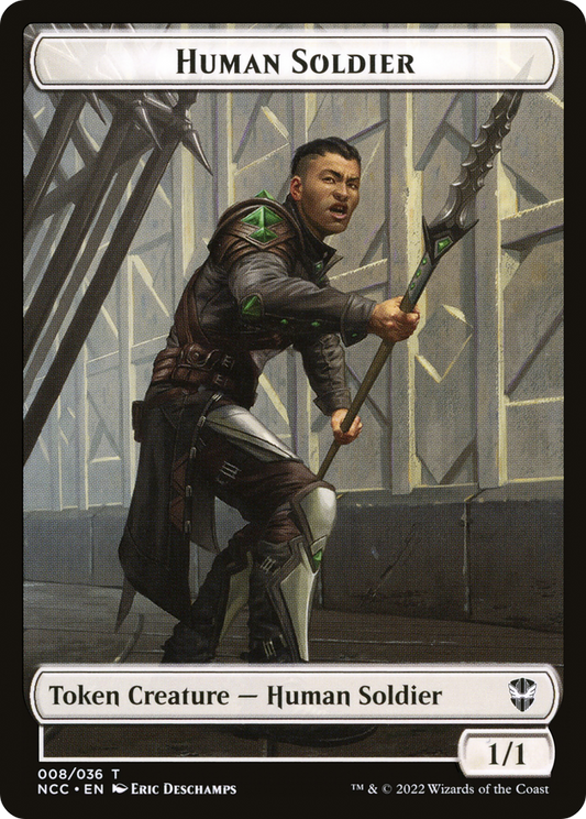 Human Soldier (TNCC-008) - New Capenna Commander Tokens Foil