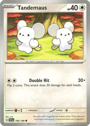 Tandemaus 160/198  - Reverse Holofoil SV01 Scarlet & Violet Base Set - Common