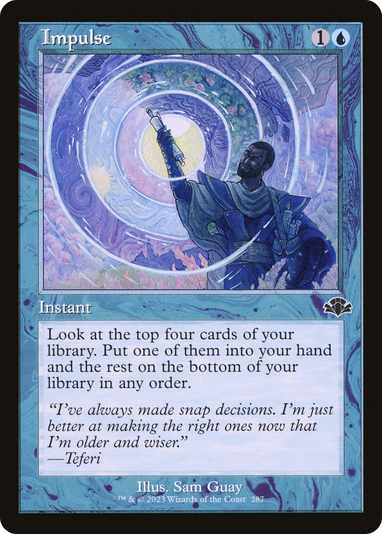 Impulse (Retro Frame) (DMR-287) - Dominaria Remastered Foil