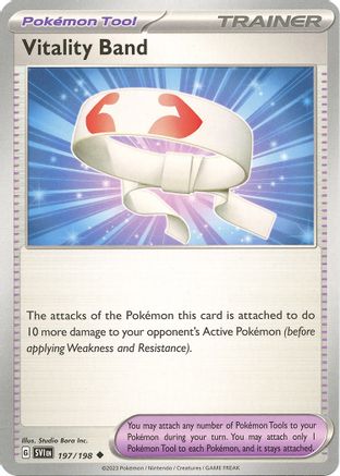 Vitality Band 197  SV01 Scarlet & Violet Base Set - Uncommon