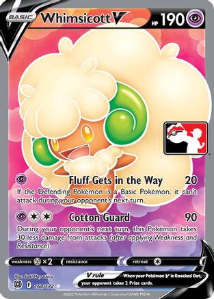 Whimsicott V - 160/172/172  - Holofoil Prize Pack Series Cards - Promo