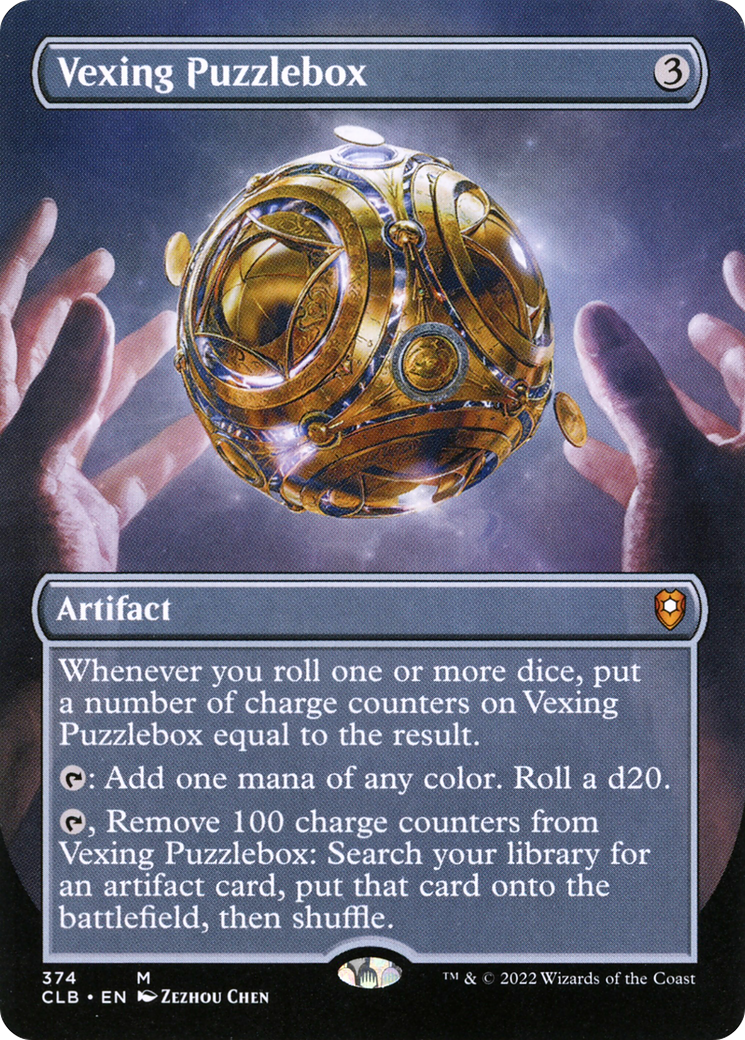 Vexing Puzzlebox (Borderless Alternate Art) [Commander Legends: Battle for Baldur's Gate]