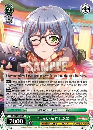 "Lock On!" LOCK (BD/W95-E055 C) - BanG Dream! Girls Band Party! 5th Anniversary