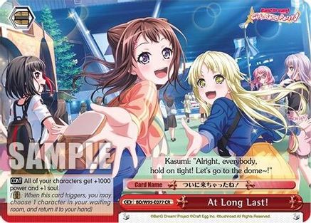 At Long Last! (BD/W95-E077 CR) - BanG Dream! Girls Band Party! 5th Anniversary