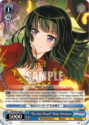"The Solo Wizard" Rinko Shirokane (BD/W95-E102 U) - BanG Dream! Girls Band Party! 5th Anniversary