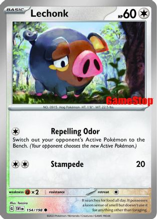 Lechonk 154/198  - Reverse Holofoil Miscellaneous Cards & Products - Promo