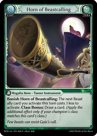 Horn of Beastcalling (068) - Dawn of Ashes 1st Edition