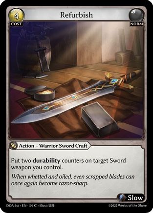Refurbish (106) - Dawn of Ashes 1st Edition Foil