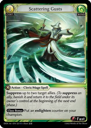 Scattering Gusts (221) - Dawn of Ashes 1st Edition