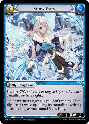 Snow Fairy (191) - Dawn of Ashes 1st Edition
