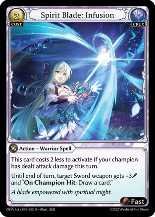 Spirit Blade: Infusion (255) - Dawn of Ashes 1st Edition