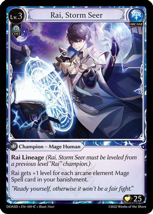 Rai, Storm Seer (009) - Dawn of Ashes Starter Decks