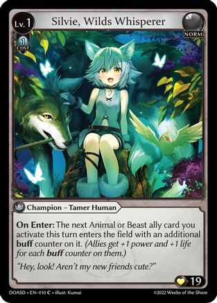 Silvie, Wilds Whisperer (010) - Dawn of Ashes Starter Decks