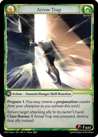 Arrow Trap (199) - Dawn of Ashes Alter Edition