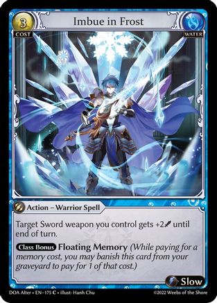 Imbue in Frost (175) - Dawn of Ashes Alter Edition Foil