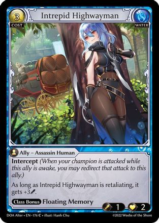 Intrepid Highwayman (176) - Dawn of Ashes Alter Edition