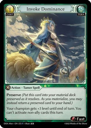 Invoke Dominance (272) - Dawn of Ashes Alter Edition