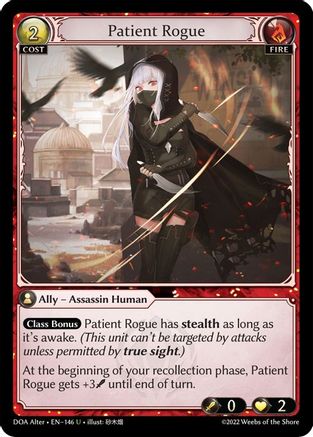 Patient Rogue (146) - Dawn of Ashes Alter Edition Foil