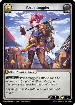 Port Smuggler (103) - Dawn of Ashes Alter Edition Foil