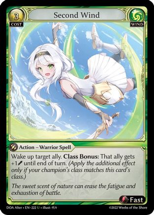 Second Wind (222) - Dawn of Ashes Alter Edition