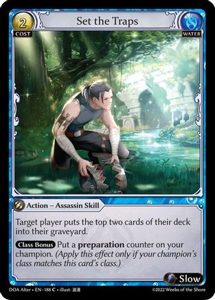 Set the Traps (188) - Dawn of Ashes Alter Edition Foil