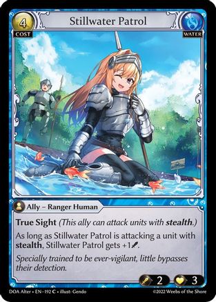Stillwater Patrol (192) - Dawn of Ashes Alter Edition Foil