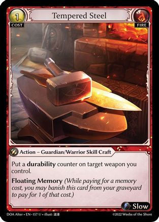 Tempered Steel (157) - Dawn of Ashes Alter Edition Foil