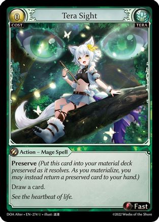 Tera Sight (274) - Dawn of Ashes Alter Edition Foil