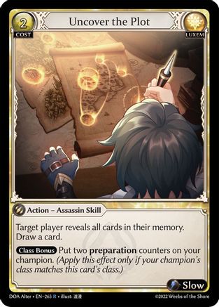 Uncover the Plot (265) - Dawn of Ashes Alter Edition
