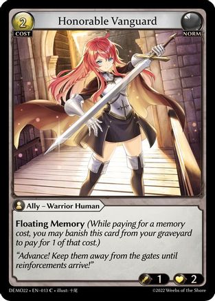 Honorable Vanguard (013) - 2022 Demo Deck
