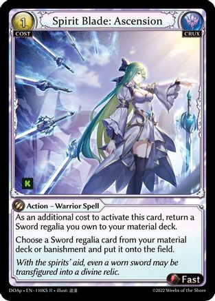 Spirit Blade: Ascension (KS) (110KS) - Dawn of Ashes Prelude