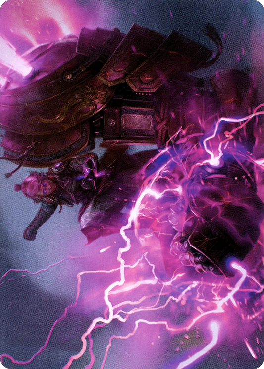Voltage Surge // Voltage Surge (ANEO-015) - Neon Dynasty Art Series (Borderless)
