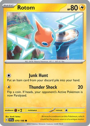 Rotom 070/198  - Holofoil Miscellaneous Cards & Products - Promo