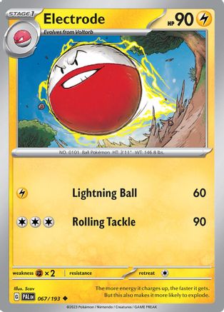 Electrode 067  SV02 Paldea Evolved - Uncommon
