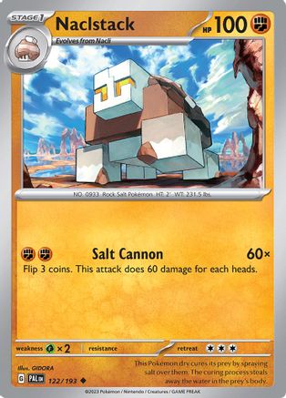 Naclstack 122  SV02 Paldea Evolved - Uncommon