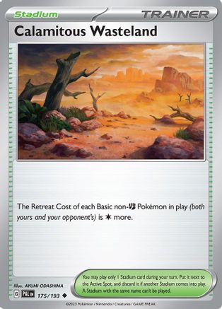 Calamitous Wasteland 175  SV02 Paldea Evolved - Uncommon