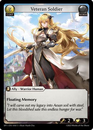 Veteran Soldier (018) - Supporter Pack 1 Foil