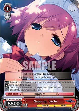 Napping, Sachi (Foil) (GRI/S72-E104S PR) - The Fruit of Grisaia