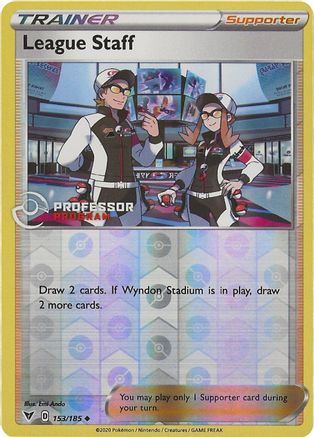 League Staff  - Reverse Holofoil Professor Program Promos - Promo
