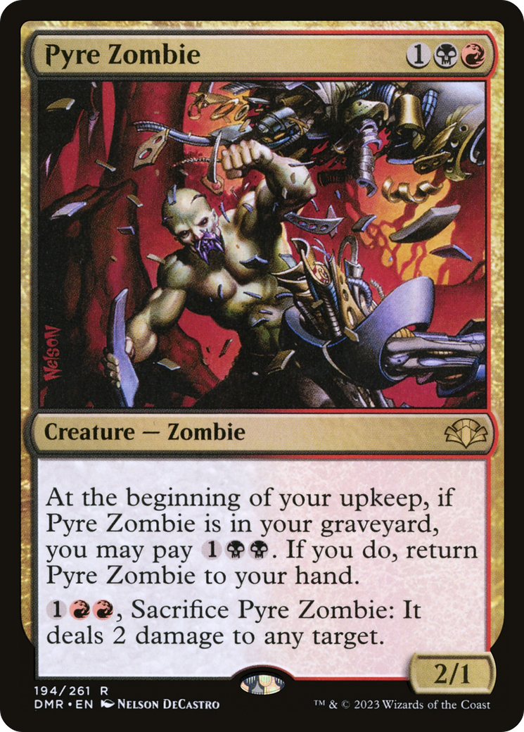 Pyre Zombie (DMR-194) - Dominaria Remastered Foil