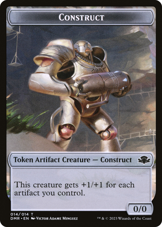 Construct (TDMR-014) - Dominaria Remastered Tokens Foil