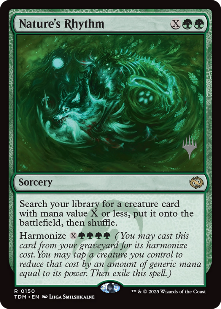 Nature's Rhythm [Tarkir: Dragonstorm Promos]