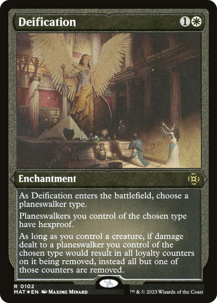 Deification (Foil Etched) [March of the Machine: The Aftermath]