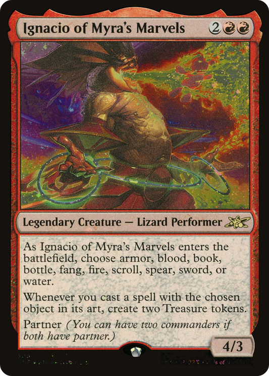 Ignacio of Myra's Marvels (Galaxy Foil) (UNF-398) - Unfinity Foil
