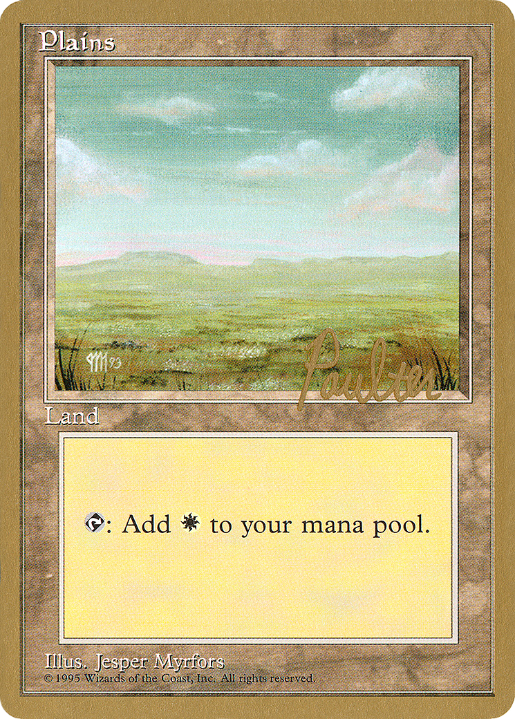 Plains (pp366) (Preston Poulter) [Pro Tour Collector Set]