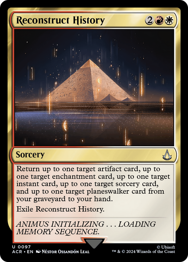 Reconstruct History [Assassin's Creed]